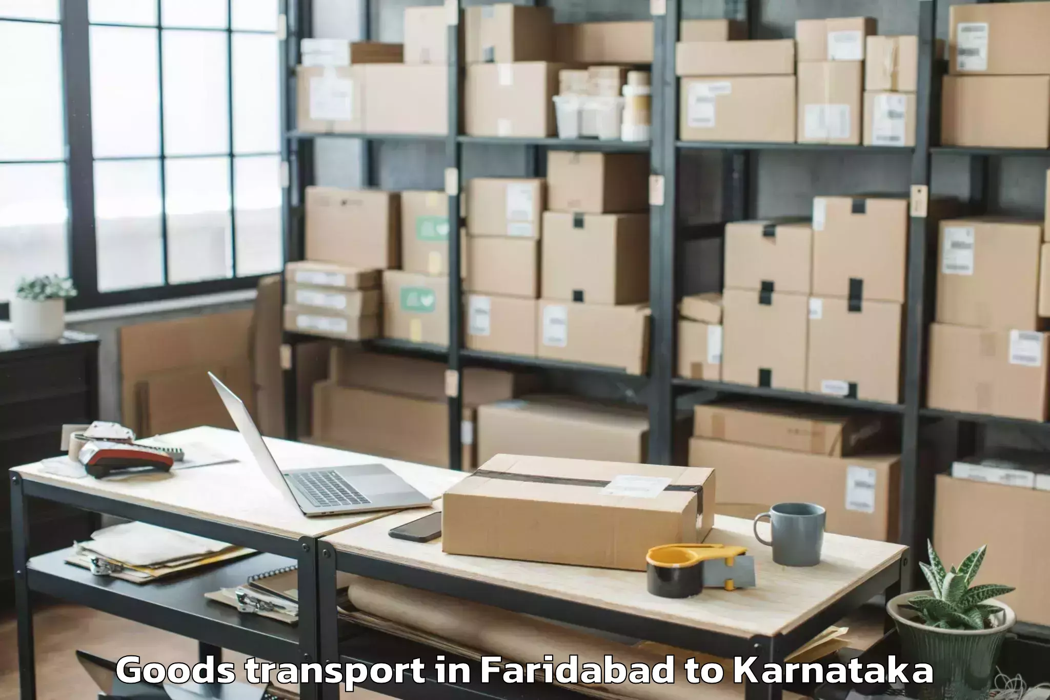 Expert Faridabad to Manginhal Goods Transport